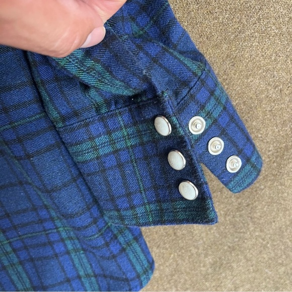 Foxfire L Plaid Flannel Long Sleeve Shirt Men's - Picture 5 of 10